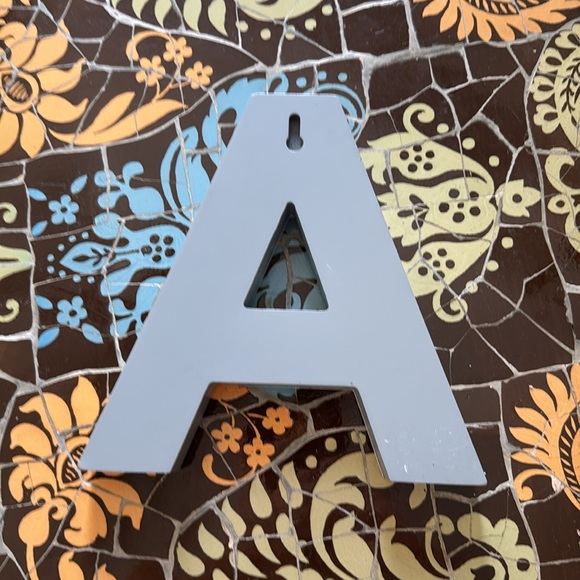DECORATIVE WOODEN LETTER “A” - Picture 3 of 5
